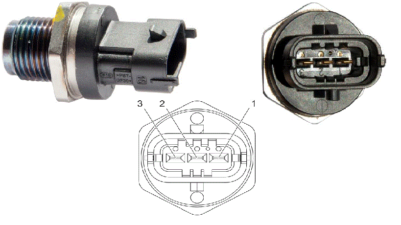 датчик давления в рейле